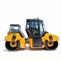 Compacteur routier à double tambour 8 tonnes 75 kW à performance stable, article très demandé pour la construction routière
