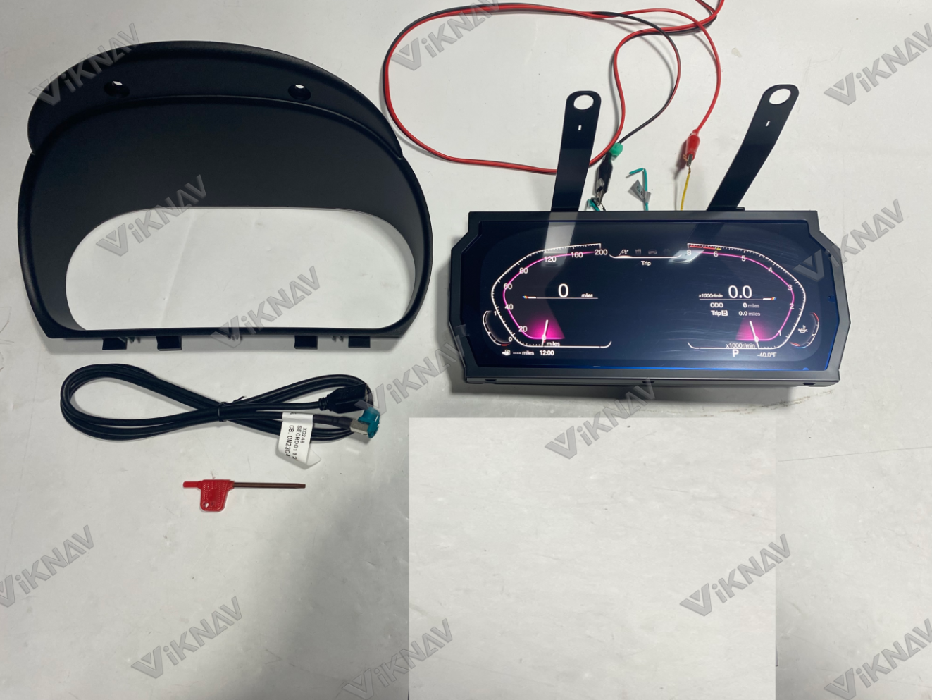 Cruscotto LCD Digitale 12.3'' Per BMW Serie 3 E90/E91/E92/E93 – Plug And Play, Linux, HUD E Controllo Cruiser Integrati