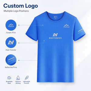 <span class=keywords><strong>T</strong></span>-<span class=keywords><strong>shirt</strong></span> de sport Dry Fit personnalisé avec logo, haute qualité, réfléchissant, en maille, streetwear, vêtements pour <span class=keywords><strong>homme</strong></span>, fournisseur en gros - Product Image 2