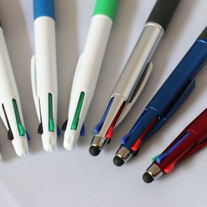 Stylo bille multifonctionnel en plastique en gros pour l'école et le bureau - Product Image 3