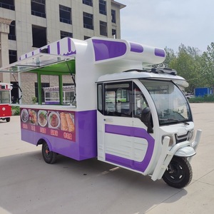 Triciclo Eléctrico de Acero Inoxidable de 3 Ruedas para Catering, Kiosco Móvil de Comida con Capacidad para 200 Unidades, 2 Años de Garantía para Comida Rápida - Product Image 2