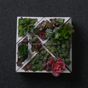 <span class=keywords><strong>Pot</strong></span> de plante <span class=keywords><strong>en</strong></span> béton minimaliste avec support <span class=keywords><strong>en</strong></span> métal Design surélevé Idéal pour les plantes de serpent Cactus Intérieurs de maison modernes - Product Image 6