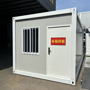 Villa prefabricada modular de lujo plegable pequeña de acero para el hogar para el edificio de oficinas gimnasio residencia personal - Product Image 1