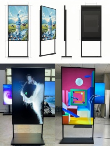 Pantalla Digital Táctil de Doble Cara de 55 Pulgadas, de Alta Luminosidad, Integrada en Ventana, para Publicidad en <span class=keywords><strong>Tiendas</strong></span> Minoristas - Product Image 6