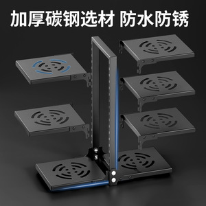 Sea Shark Multi Layer Pot Rack Carbon Steel Double Sided Kitchen Storage <b>Organizer</b> Cabinet Countertop Sink <b>Shelf</b> - Product Image 5