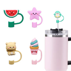 Abalorios de paja reutilizables, accesorios para tazas, puntas de pajita de silicona para beber, tapas, tapas, tapa para vaso de 40oz y 30oz - Product Image 5