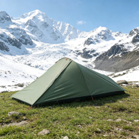 Tente de camping légère 4 saisons, double couche, imperméable et respirante, abri pour les randonneurs et les aventuriers par tous les temps