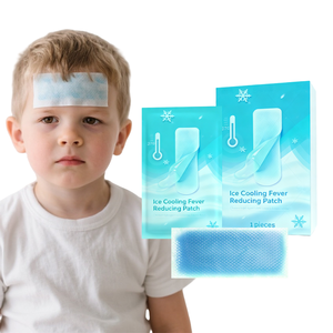 하이드로겔 어린이 및 유아 이마 패치, 두통, 발열 및 햇볕에 탄 피부를 위한 냉찜질 젤 패치 - Product Image 2