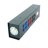 Boîtier de distribution d'alimentation Portable 6 voies 15A110V 32A entrée 5 cœurs prise de jauge américaine Audio/vidéo/éclairage professionnel petit