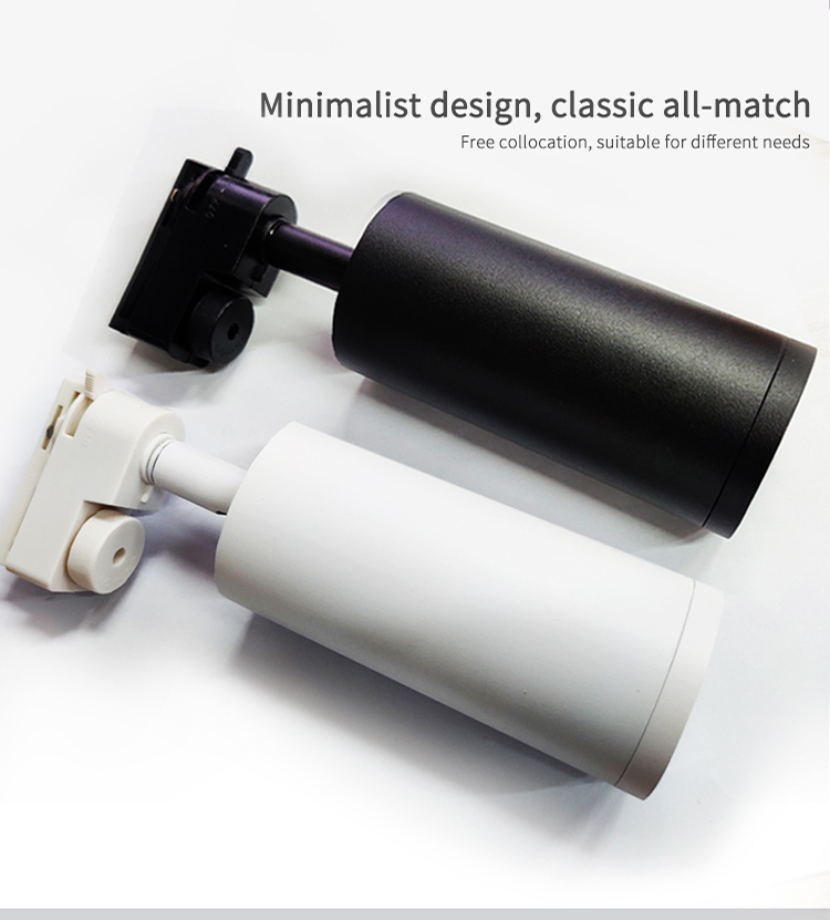 Bathroom Surface Mounted Spot Lights Adjustable GU10 Track Rail Light