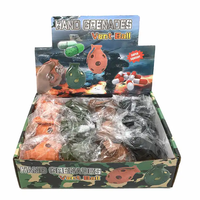 Vente chaude 3D Libération Soulagement Du Stress Jouet Ventes Directes En Caoutchouc Souple Sécurité Squeeze Grenade Boule De Raisin pour Enfants