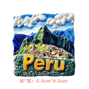 Imanes 3D para Refrigerador de Machu Picchu, Perú, América del Norte, Recuerdo Turístico, Colección de Pegatinas Magnéticas, Regalo Artesanal - Product Image 5