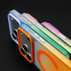 Coque de téléphone portable magnétique colorée en TPU+PC antichoc et antidérapante pour iPhone 17 Pro Max avec protection d'objectif et compatible charge sans fil - Product Image 6