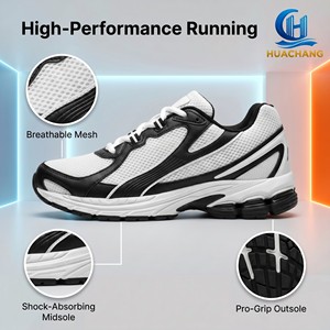 Chaussures de course athlétiques légères pour hommes HC TL240725 - Soutien de la voûte plantaire, semelle intermédiaire respirante en PU, baskets tendance pour le sport et la marche - Product Image 2