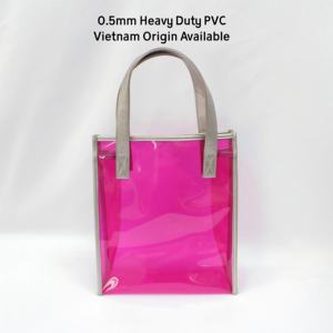 Bolsas de PVC Transparentes Tipo Tote con Detalles en Neón, Bolsa de Estadio Resistente al Agua de 0.5mm, Bolsa de Playa, Regalos GWP, Logotipo Personalizado, Origen CN/GUA - Product Image 1