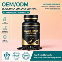 Comprimés de Maca Noire et de Ginseng OEM ODM Marque Privée Vente en Gros Mélange de Haute Qualité pour la Gestion de l'Énergie et la Vitalité Masculine