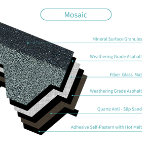 Tablilla asfáltica de 3 lengüetas Color gris - Product Image 5