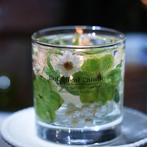 AIKUN Custom Luxury <b>Glass</b> Jar Scented Candle Strong Fragrance Scented Candle for Home Decor Hotel Room Aromatherapy - Product Image 4