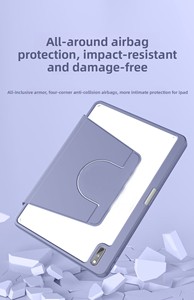 Étui rotatif à 360 degrés pour <span class=keywords><strong>tablette</strong></span> <span class=keywords><strong>Pad</strong></span> 6 Pro 11 pouces, coque en acrylique avec support pour stylet, <span class=keywords><strong>protection</strong></span> anti-chute et anti-traces de doigts - Product Image 5
