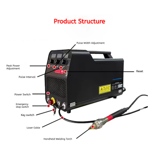 Nouvelle machine de soudage laser QCW portable HAOFA automatique haute précision 600W à refroidissement par air pour métaux, fournie directement par l'usine - Product Image 3