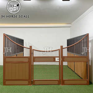 Installez facilement la boîte d'écuries équestres européenne élégante prix d'usine Double pivotant - Product Image 4