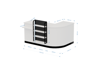 Chất Lượng Cao Đơn Giản Đồ Nội Thất May Mặc Thiết Kế Tùy Chỉnh Bằng Gỗ Quần Áo Cửa Hàng Thu Ngân Truy Cập Quần Áo Cửa Hàng Tiếp Nhận Truy Cập - Product Image 2