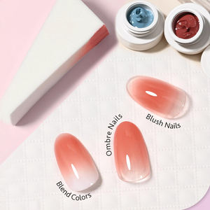 Esmalte de Gel UV profesional para Nail Art Factory Venta al por mayor Gel de pintura semisólido Fuente de lámpara LED de estilo francés - Product Image 2