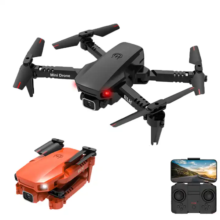 nouveau k9 pro mini drone 4k hd double caméra wifi fpv air pression  altitude tenir pliable quadcopter rc drone enfant jouet cadeau