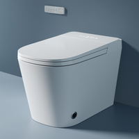 K5 Usine Fournisseur Intelligent Intelligent WC Toilette Plancher Réservoir D'eau Rinçage Salle De Bains P-Trap Drainage Inclus À Distance