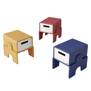 Tabouret empilable avec tiroir <span class=keywords><strong>pour</strong></span> chœur, construction à double paroi en ABS, sert de siège, de rangement et de marchepied <span class=keywords><strong>pour</strong></span> le chant - Product Image 6