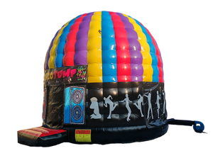Château gonflable musical Dicos avec aire de jeux interactive et dispositifs de sécurité pour enfants - Product Image 3