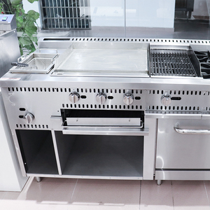 Estufa de Gas de Alta Calidad de 72 Pulgadas con 4 Quemadores Abiertos, Plancha Plana de 24 Pulgadas, Salamandra, Freidora Individual de Canasta Profunda y Asador de 12 Pulgadas - Product Image 4