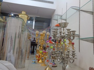 Candelabros de pie alto para fiestas, centro de mesa para eventos navideños - Product Image 5