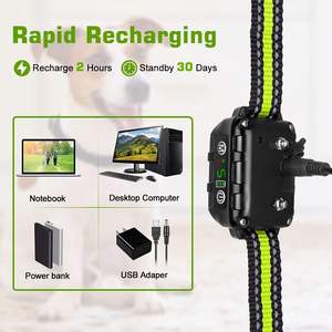 Collar de Control de Ladridos para Perros, Recargable, Impermeable IP67, Activado por Voz, Collar de Entrenamiento Antiladridos, Ajustable, con Sonido y Vibración - Product Image 2