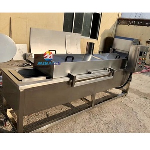 Commercial Snack Donut French Fries <strong>Frying</strong> Continuous Belt Fryer Automatic <strong>Pork</strong> <strong>Rinds</strong> Fryer Deep <strong>Frying</strong> <strong>Machine</strong>