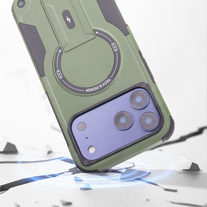 Funda Magnética <span class=keywords><strong>Invisible</strong></span> con Soporte, Carcasa Rígida Mate, Carga Inalámbrica, Protección Anticaídas para iPhone 17 Air, 17, 16, 16e, 15, 14, 13, 12 Pro Max - Product Image 3