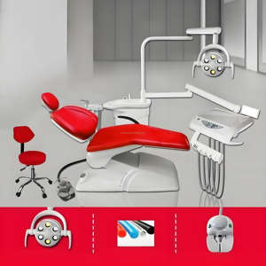 Di alta qualità attrezzature cliniche odontoiatriche sedia di trattamento dentale produttore di legno unità odontoiatrica sedia a basso prezzo di energia elettrica - Product Image 2