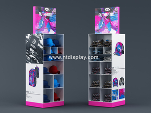 Estante de exhibición de tienda comercial moderno, casco de sol, béisbol, <span class=keywords><strong>vaquero</strong></span>, camionero, sombrero Dandy, cubo, estante de Golf deportivo para ropa - Product Image 5