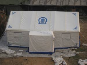 Tente d'extérieur quatre saisons style <span class=keywords><strong>nomade</strong></span>, type à armature droite, toile rectangulaire en Oxford, double couche, >3000mm - Product Image 2