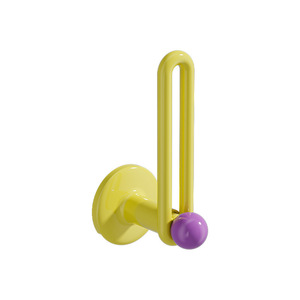 Support mural Chunzao pour élastiques et bandeaux, sans perçage, organisateur d'accessoires de salle de bain, vert, jaune, blanc - Product Image 5