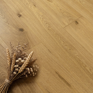 Natural Rustic Wide Plank Hickory Wood <b>Flooring</b> For Residential Living Room Interior Decoration Projects - Product Image 3
