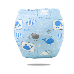 Pantalon d'entraînement pour bébé Tissu en coton 6 couches couches en tissu pour bébé Respirant Réutilisable Lavable Sous-vêtements pour enfants Couches en tissu - Product Image 2