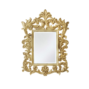 Best Selling Gold <strong>Rococo</strong> Frame Rectangle Wall <strong>Mirror</strong> for Vintage Wedding Backdrop Hotel Hall and Luxury Home Interior Decor - Product Image 4