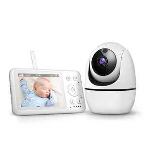 3.2 inch color LCD display night vision babyphone camera 2.4GHz 200M transmission range home security smart video baby monitor