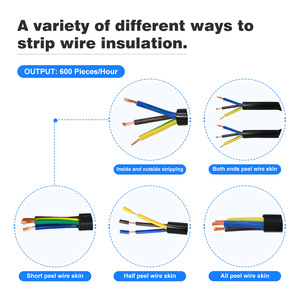 Automatic Computer <b>Wire</b> Cutter and Stripper Cable Copper <b>Wire</b> Insulation Removal <b>Machine</b> - Product Image 4