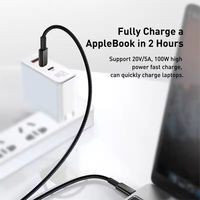 Câble Type C 100W pour iPhone 16 15 USB C PD Charge rapide Câble de charge pour Macbook Samsung Xiaomi Câble USB C