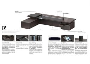 Escritorio Ejecutivo Moderno para Oficina, Diseño Minimalista, Muebles de Oficina para <span class=keywords><strong>Director</strong></span> o CEO - Product Image 4