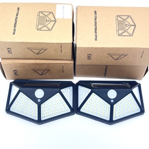 Lampada Solare da Parete Power <span class=keywords><strong>Dream</strong></span> 100 LED per Giardino, Alta Qualità, Impermeabile per Esterni con Sensore di Movimento e Grado di Protezione IP65 - Product Image 2
