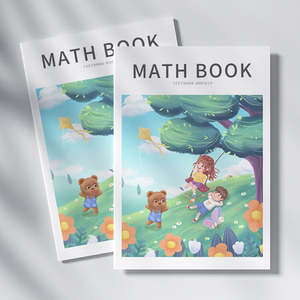 Cahier d'exercices A4 impression personnalisée fourniture d'établissement d'enseignement en vrac cahier de mathématiques scolaires de haute qualité Vente en gros d'usine OEM - Product Image 1