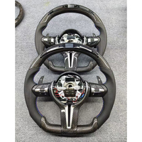 Volant chauffant en fibre de carbone pour BMW M2 M3 M4 M5 F10 F50 F30 F32 F80 F82 F90 E90 E92 E60 E63 G20 G30